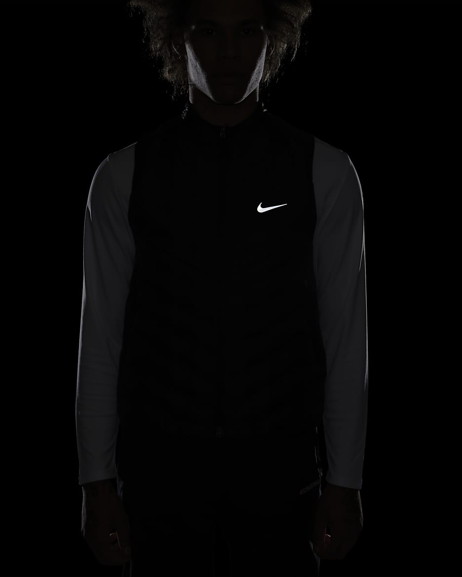 Nike reflective running vest best sale